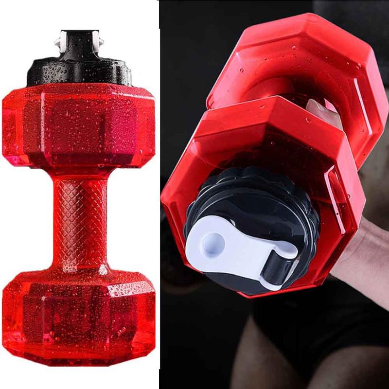 

Durable Body Building Fitness Equipment Portable Travel Grade PET Weight Lifting Water Filled Dumbbell Training Leakproof, Black