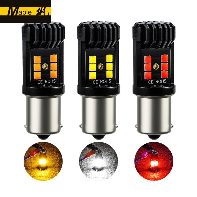 

Automotive LED brake lights 1156/1157 / T20 / T25 3030 12LED 6500K Turn Signal Reversing Lights Car Accessories, As pic
