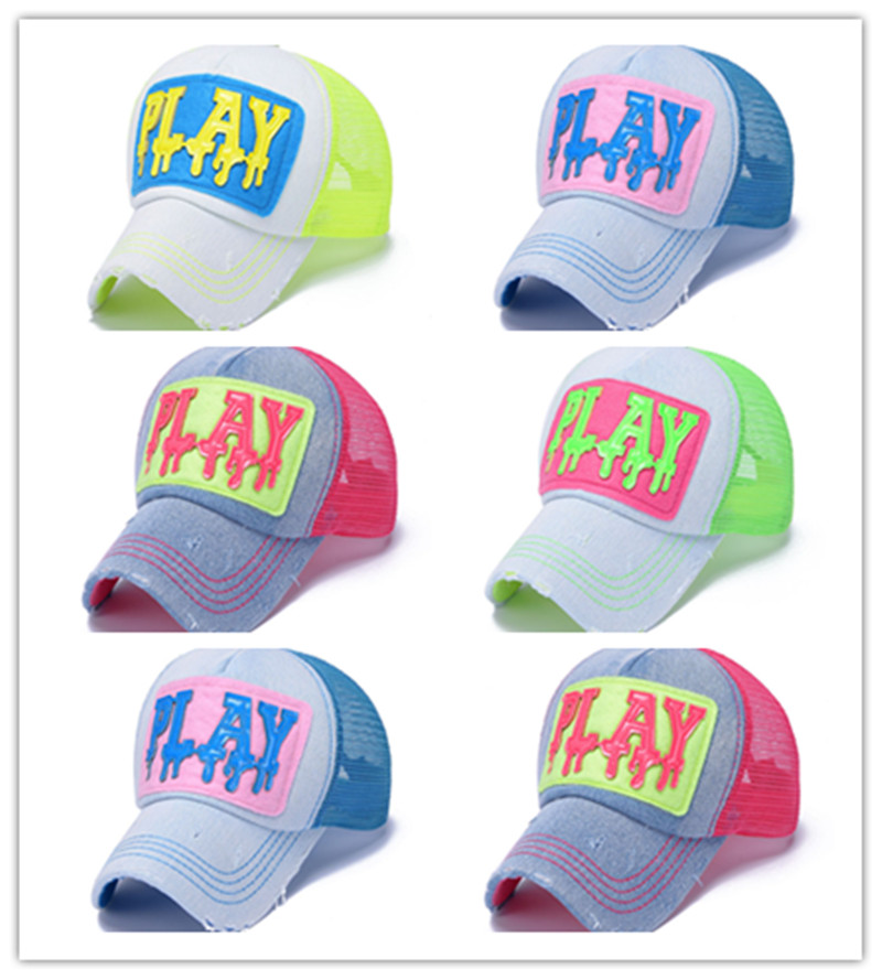 

Spring and summer new ms sun net cap male lovers of outdoor shade PLAY baseball cap hat