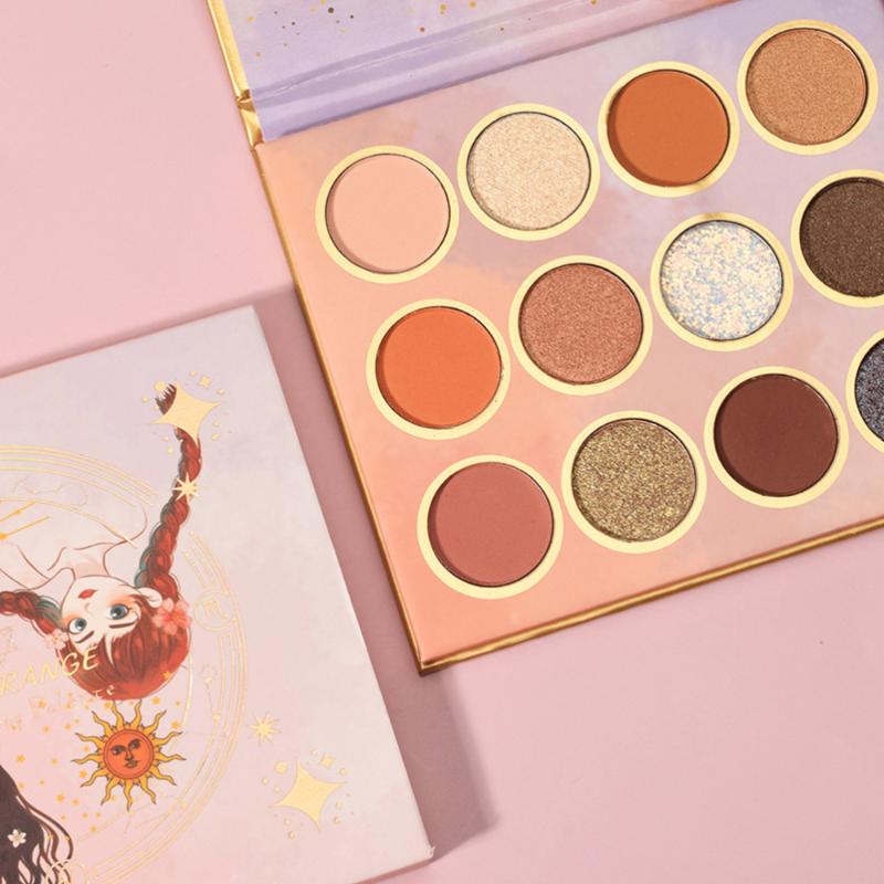 

1pc Eye Shadow Palettes Glitter Exquisite Pretty Cosmetics Eye Shadow Makeup Pallet for Women Girls, Assorted color