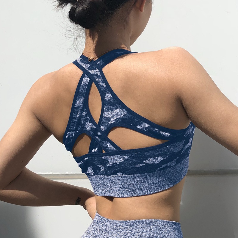 

2020 Women's Sport Bra Push Up Workout Yoga Sports Shirts Gym Crop Top Academia Active Wear Fitness Brassiere Vest tank Top, Zwx025
