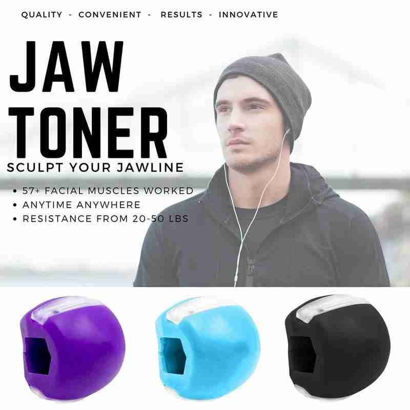 

1pc -grade Silica Gel JawLine Exercise Ball Facial Muscle Trainin Fitness Ball Neck Face Toning Jawrsize Jaw Muscle Training