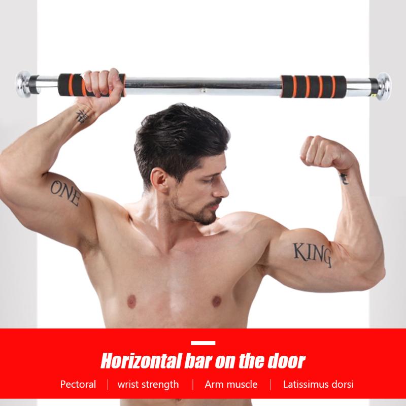 

Adjustable Steel Door Horizontal Bar Home Sport Workout Sporting Supportive Parts Portable Chin Up Pull Up Training