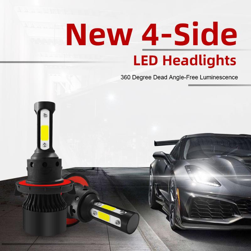 

S2 LED bulb 36W 8000LM H7 LED H4 headlights H8/H9/H11 9005 9006 9007 9004 H13 headlights. 12V 24V car lamp 2pcs/set