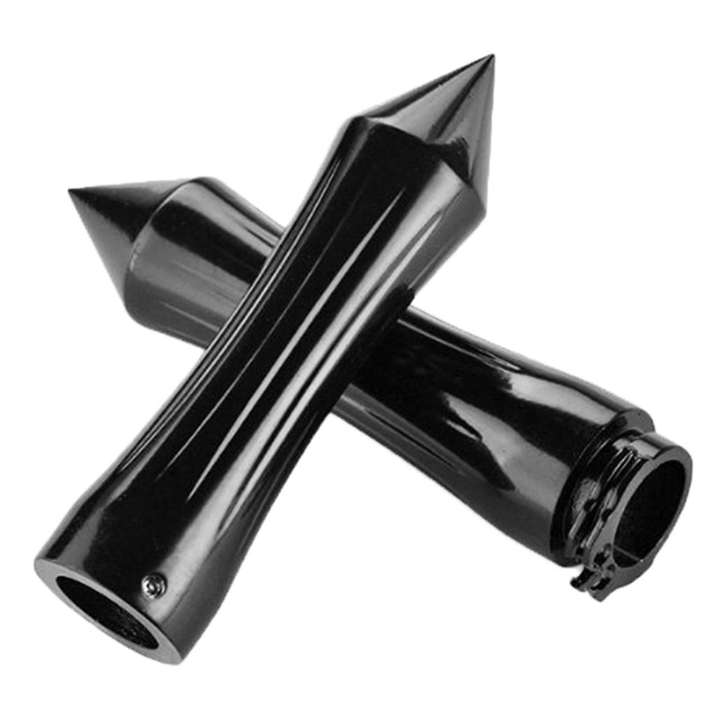 

2Pieces Motorcycle Bullet Shape 1\" 25mm Hand Grips Motorcycle Accessory Replacements Parts