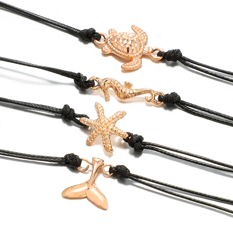 

Carrying different styles of tassel chain bracelet set female beaded bracelet jewelry