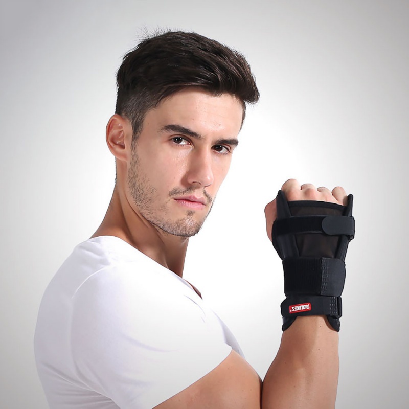 

1 pcs Carpal Wrist Support Fitness anti-twisting Forearm Splint Adjustable Breathable Wrist Support Brace Arm, Dark grey