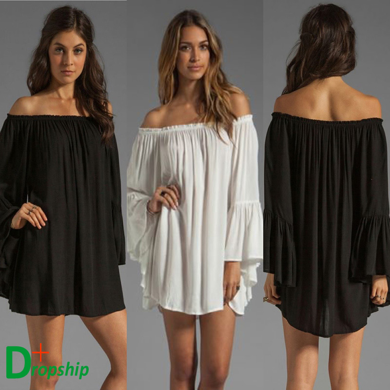 

Chiffon Maternity Dresses Summer Off the Shoulder Pregnant Women Dresses Pregnancy Clothes Fashion Pregnant Clothes Dress BB188s, White