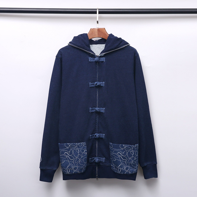 

Men Women Special Design Hoodie Famous Shark Print Cotton Sweater Hoodies Mens Hip Hop Streetwear High Quality Zipper Hooded Jacket M-2XL, Blue