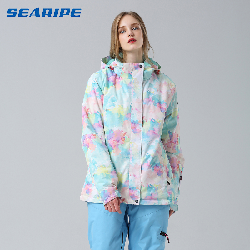 

Ski Suit Women Brands Winter Waterproof Windproof Sportwear Female Winter Ski Jacket And Pants Snow Set Snowboarding Suits, Jacket 1