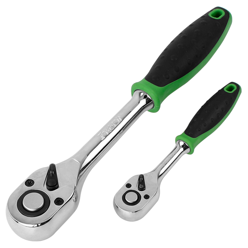 

Pro'skit Rapid Ratchet Wrench 1/4" and 1/2" Screwdriver Rod Quick Socket Torque Wrench Tools Universal Wrenchs Repair Tools