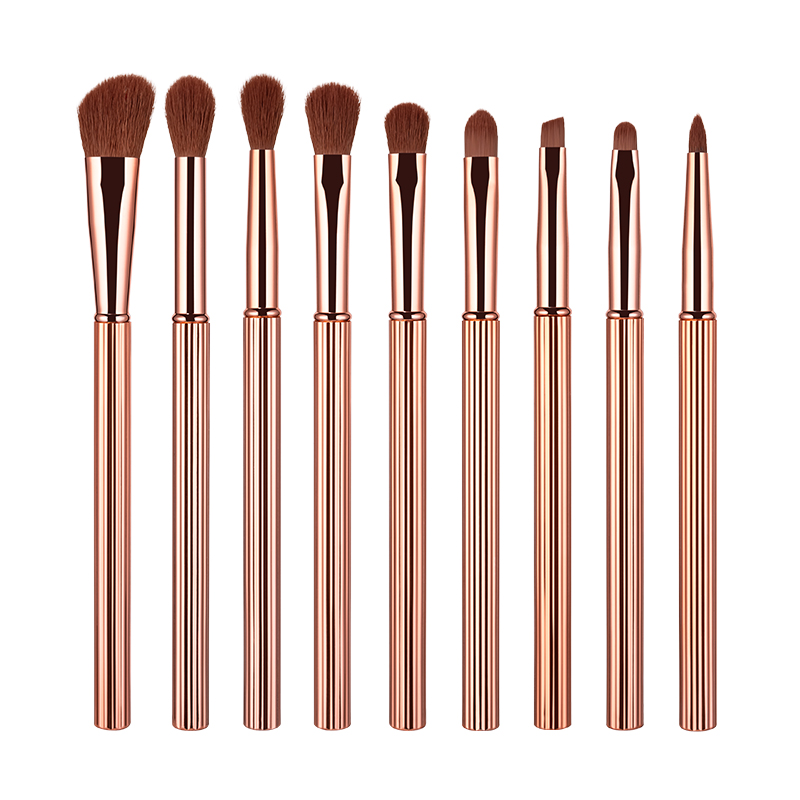 

Anmor Eye Makeup Brushes Set Eyeshadow Blending Brush Shading Eyebrow Contour Concealer Metal Make Up Tool High Quality