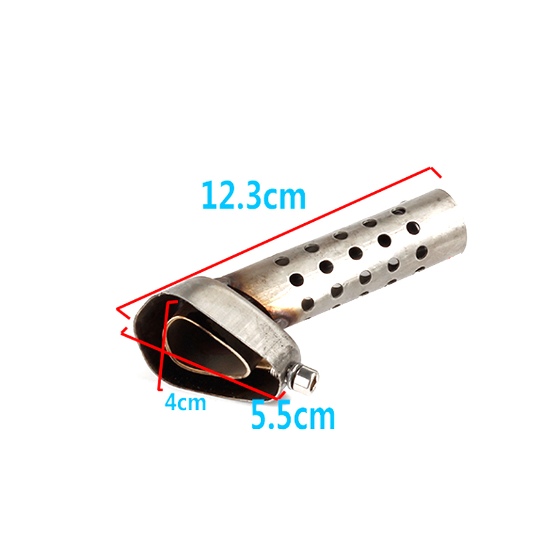 

2PCS Motorcycle Exhaust Muffler Adjustable Pipe Insert Baffle DB Killer Escape Moto Tail Pipe