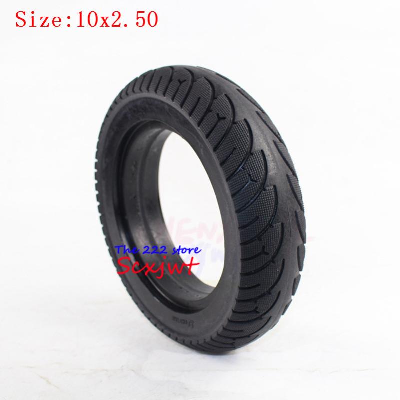 

10 Inch Electric Scooter Wheel Tire 10x2.50 Solid Tires Tubeless Tyres for Electric Scooter Balancing Self Smart Balance