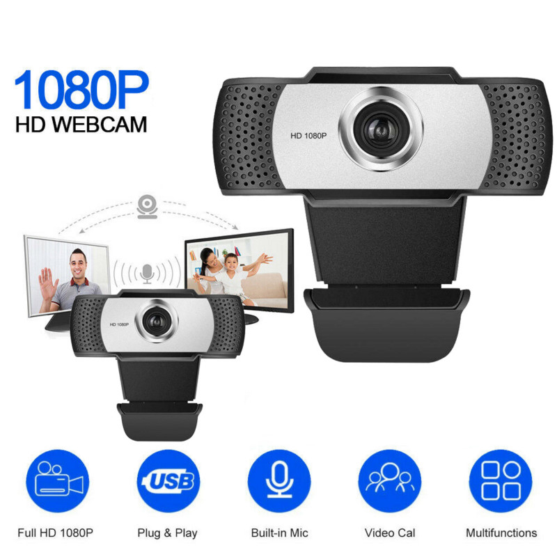 

Wide-angle 2 Million Pixels 1080P Full HD USB Webcam For PC Desktop Laptop Web Camera With Microphone Webcams Cámara Web Webcam