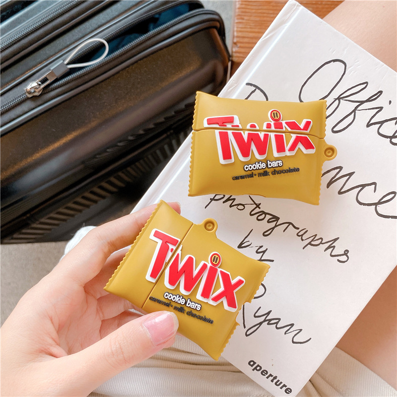 

3D Cute Chocolate Cookie Headphone Cases Wireless Bluetooth Case For Airpods 1 2 Soft Silicone Protection Cover For Airpods Pro Fundas