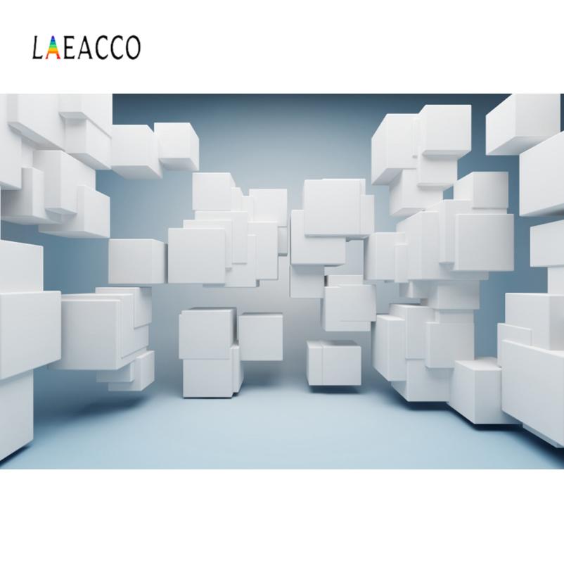 

Laeacco Unique 3D Brick Wall Pillow Square Cube Box Portrait Photographic Backgrounds Photography Backdrops For Photo Studio