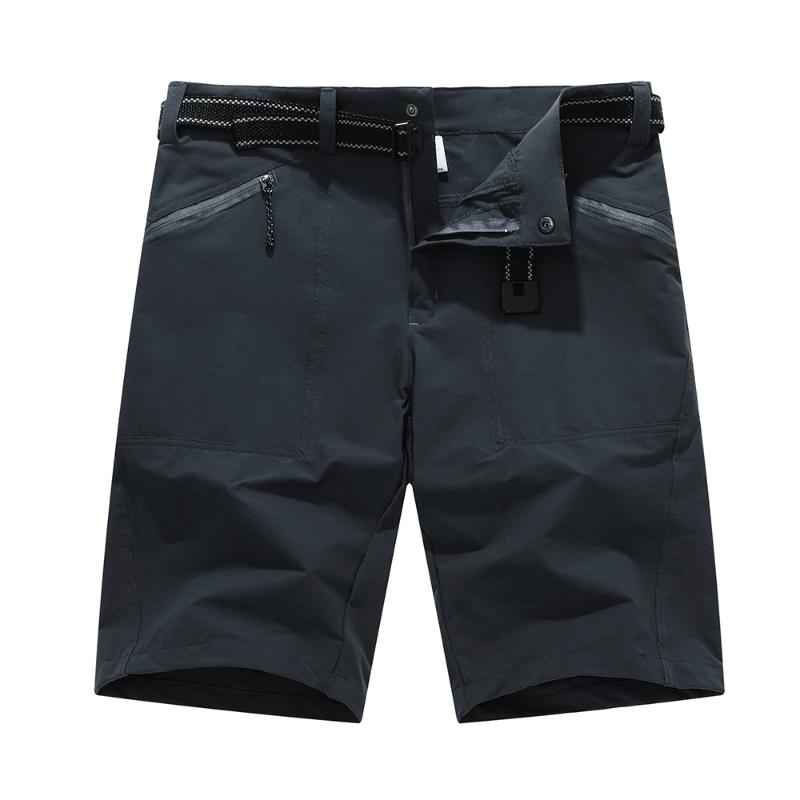 

Shorts men's summer men's casual shorts 5-point floor stand foreign trade large size quick drying beach, Black