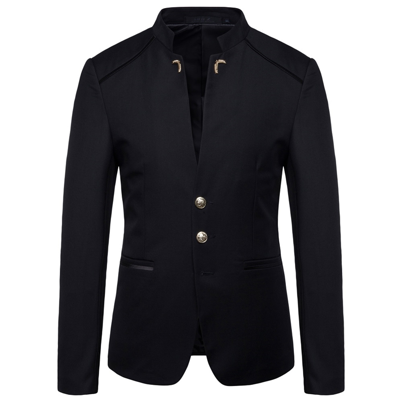 

autumn men suit jacket Red Black Blue mens blazer coat Fashion casual jackets and coats