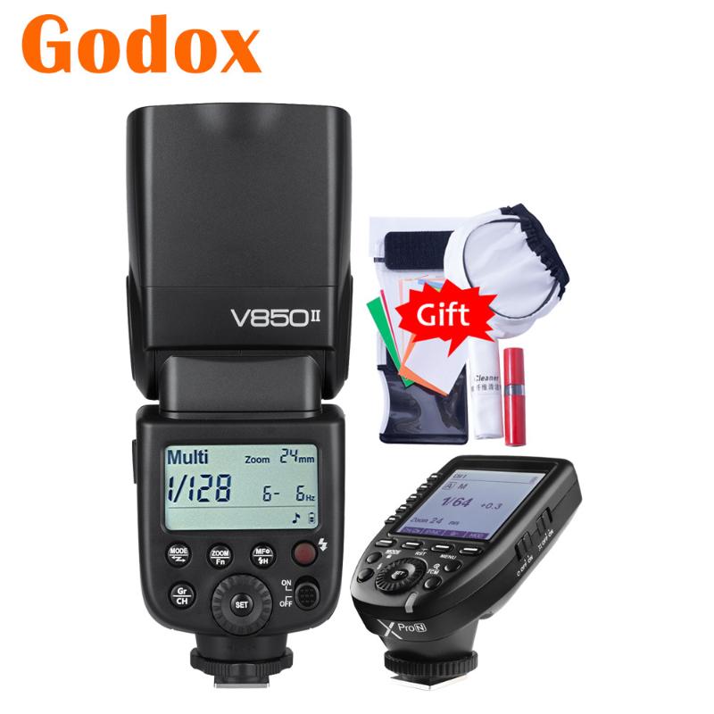 

Godox HSS 2.4G Wireless V850II GN60 1/8000s Camera Flash Speedlite XPro-N TCM Transmitter For D7200 D7500 D5300 D3200 D750