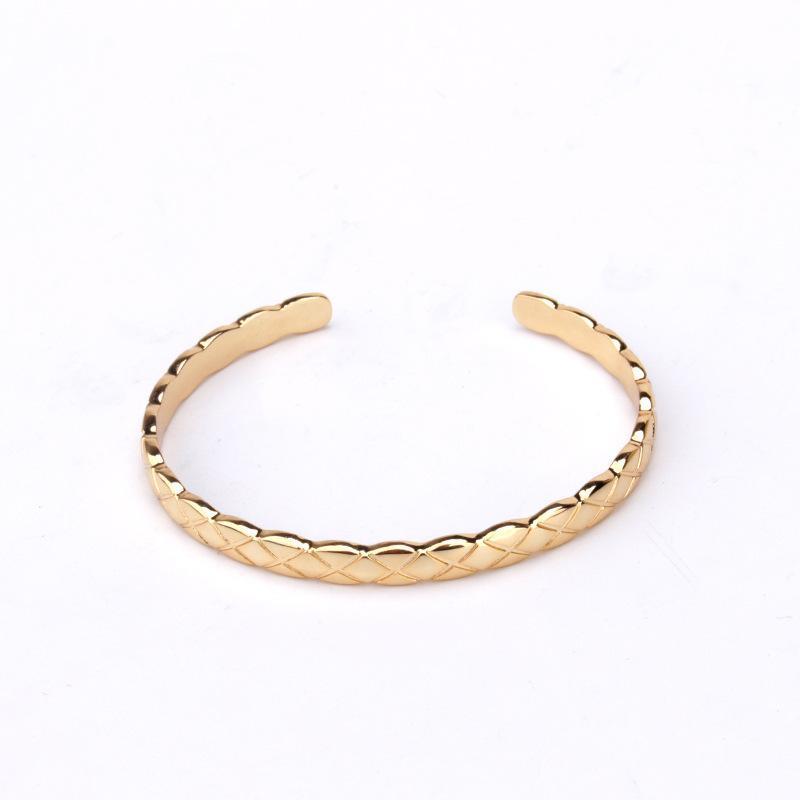 

New European and American Simple Screw Bracelet Open Joint Lovers Hand Jewelry Eternal Ring Bracelet