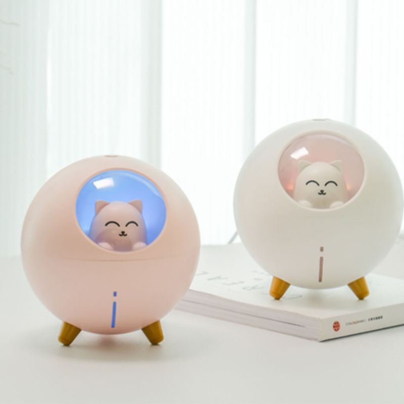

260ML Air Humidifier Aroma Essential Oil Diffuser for Home Car USB Fogger Mist Maker with LED Night Lamp