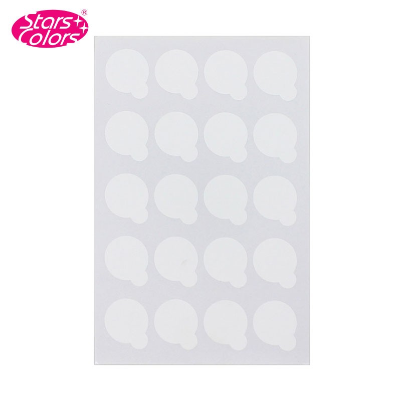 

100 pcs Disposable Stickers Eyelash Glue Holder Eyelashes Adhesive Pallet Sticker Eye Beauty Makeup Tool
