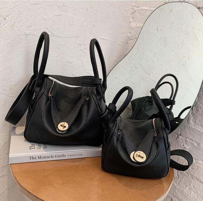 

wholesale womens bag elegant atmosphere leather handbag leathers portable shoulder bags personalized buckle women fashion pillow handbags