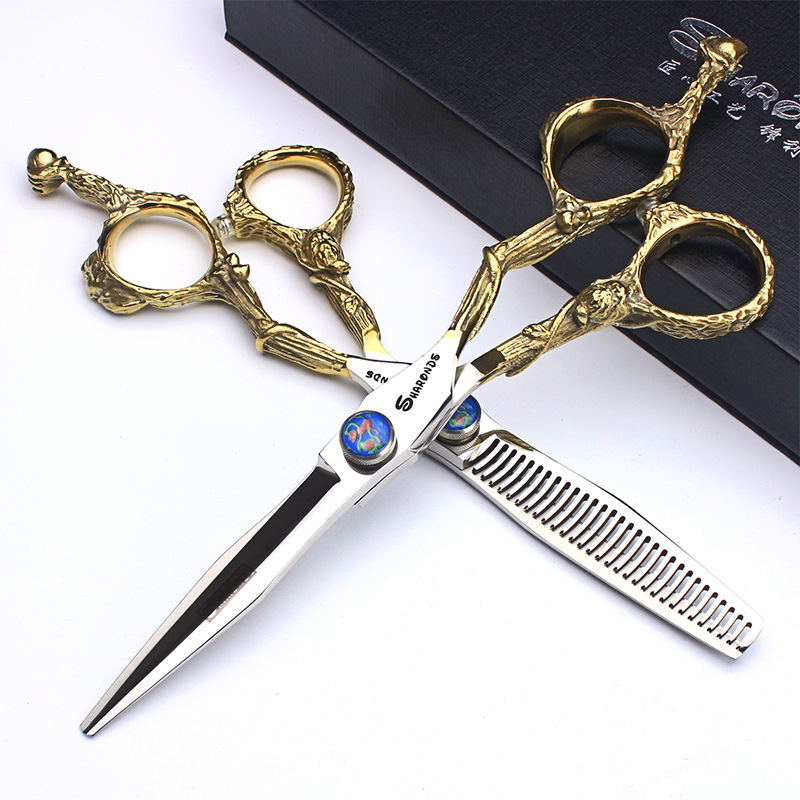 

Japan 440C Hair salon professional hair clipper Professional Thinning Shear Haircut Razor