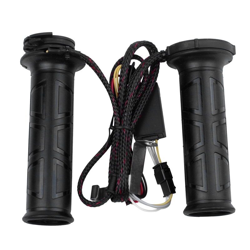 

7/8 inch 22mm Motorcycle Universal Heated Molded Handlebar Hand Grips Warmer