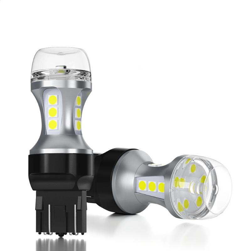

1PCS T20 LED 7440 7443 1156 P21W BA15S LED BAU15S PY21W Lamp 3030 18SMD W21/5W For Auto Car Turn Signal Lights Brake lights 12V, As pic