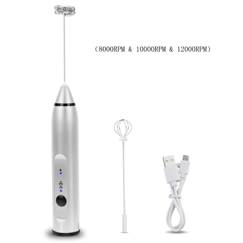 

Multifunction Portable Hand Blender Mixer Milk Frother Egg Beater Foamer Handheld Mixer USB Charging Electric Baby Processo