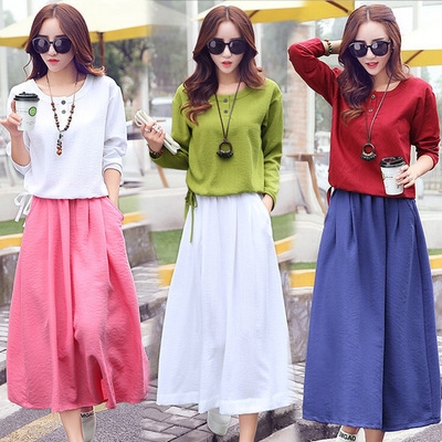 tops for cotton long skirts