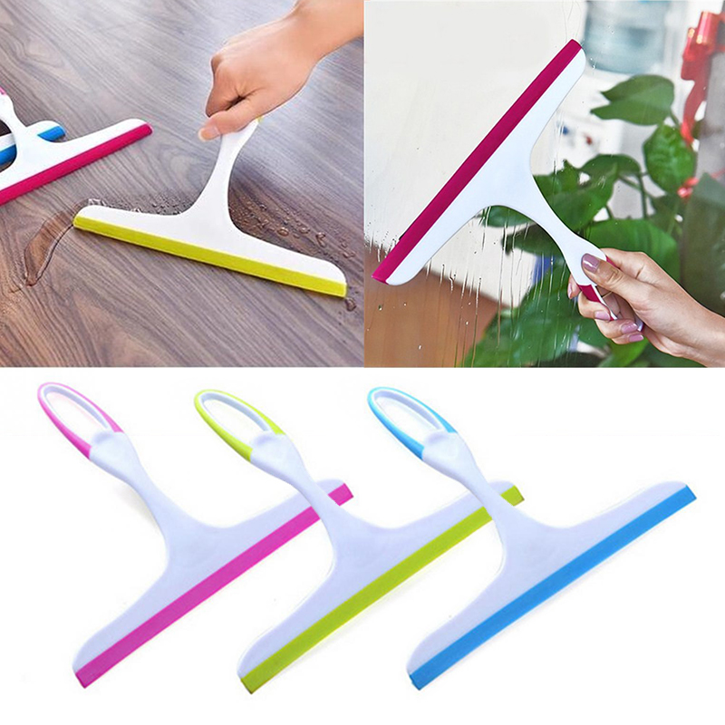 

Practical Soft Glass Scraper Squeegees , Wiper Window Brush Cleaner Car Window Washing Kitchen Bathroom Home Squeegee Tools