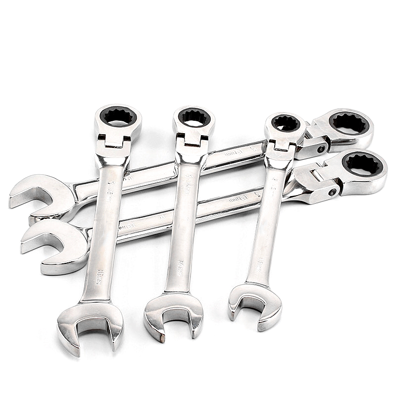 

Citop 8mm-13mm Flexible Action Quick Wrench Spanner Nut Head Ratchet Metric Spanner Open End and Ring Wrenches Hand Tool