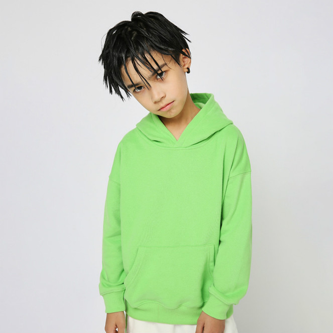 

Child Fashion Sweatshirt 2020 Hot Selling Solid Color Hooded Long-sleeved Sweatshirts Kids Casual Loose Pullover Hoodies, Yellow