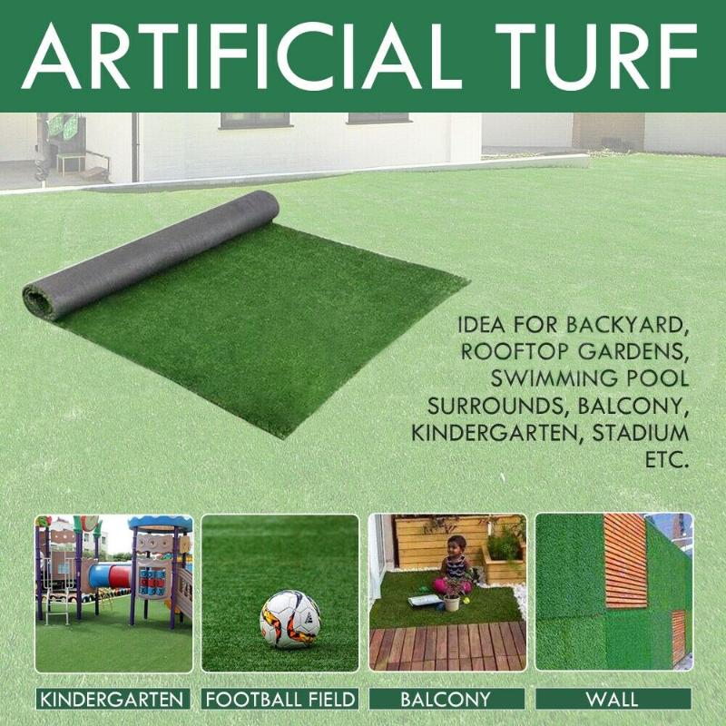 

2x5m Artificial Simulation Carpet Plastic Green Plant Lawn Carpet Can Be Used For Home Garden Decoration And Children's Pets, 1pc