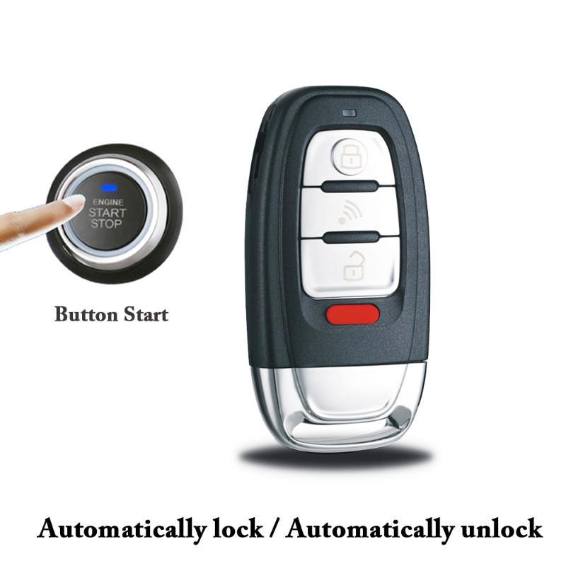 

DC 12V Motorcycle Scooter Anti-theft Alarm System PKE Smart Induction Button Start Engine Start automatically loKeyless driving