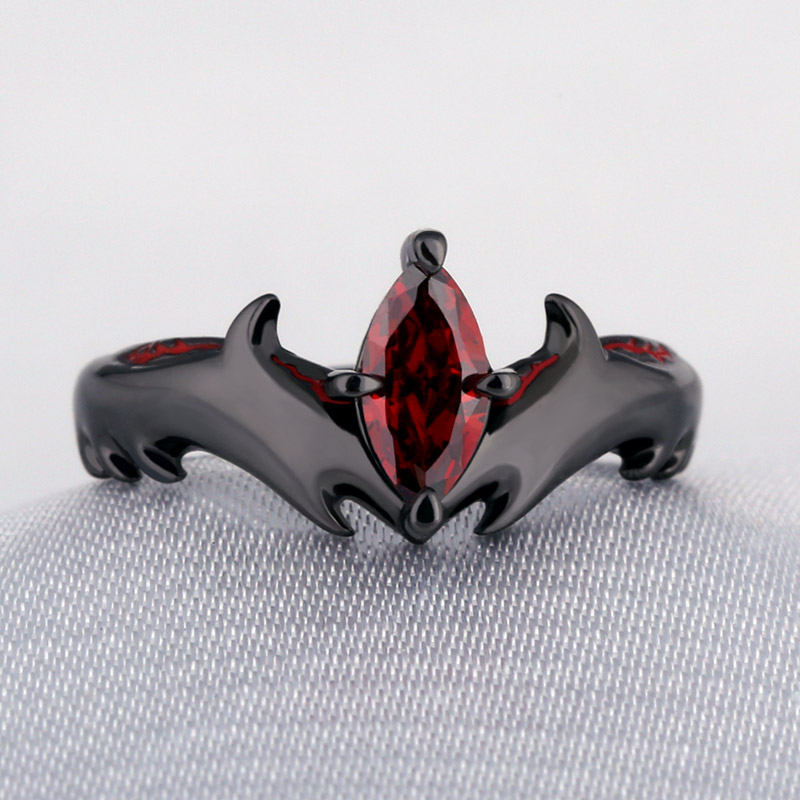 

Original Design The of Devil Secret Ring S925 Sterling Sliver Anime Rings For Women Mens Gothic Ring
