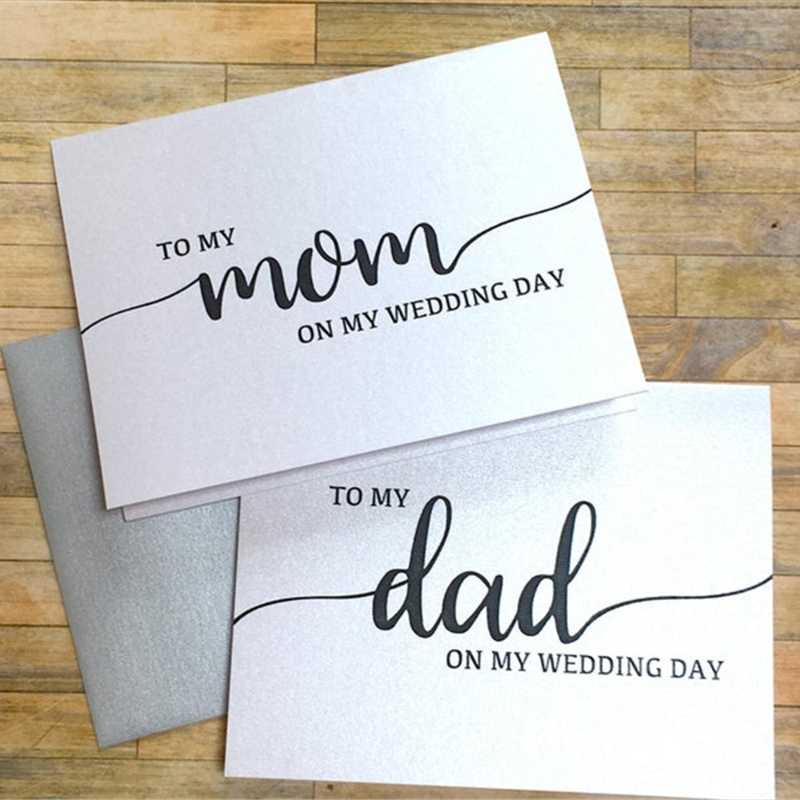 

print any language wedding day card for father,custom Gift for Reading,thank you mom and dad,Wedding Thank You Cards,Bridal Part