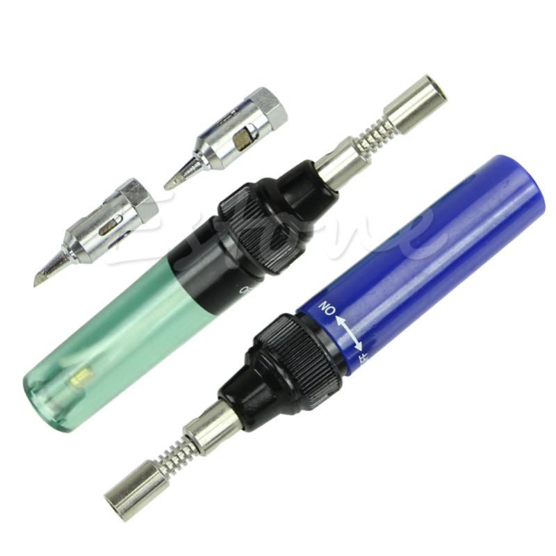 

1300 Degree Gas Blow Torch Soldering Solder Iron Gun Butane Cordless Welding Pen Burner 8ml