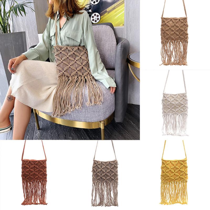 

Crossbody Crossbody For Women For Simple Wild Color Bags 2020 Women Fringe Woven Shoulder Bags Shoulder Fashion Bag Solid K722 Hmdjg, Blue