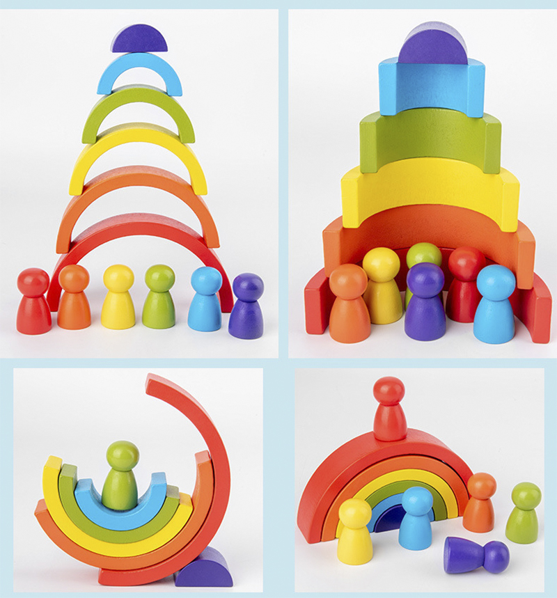 montessori rainbow toy