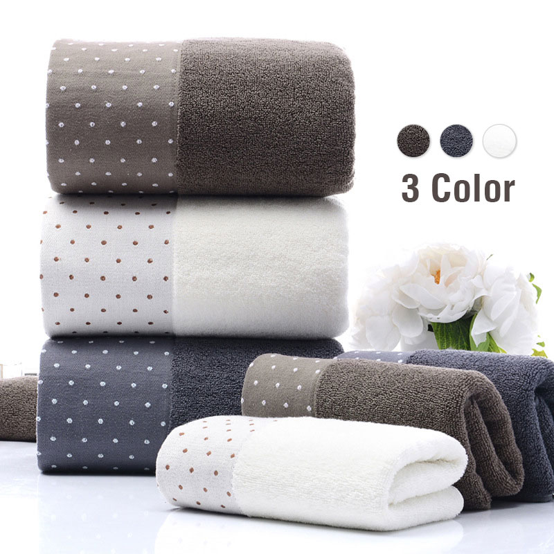 

Bath Towel Cotton Sleep Shower Washcloth Cotton Towel Thicken 70 X 140cm Warm, White
