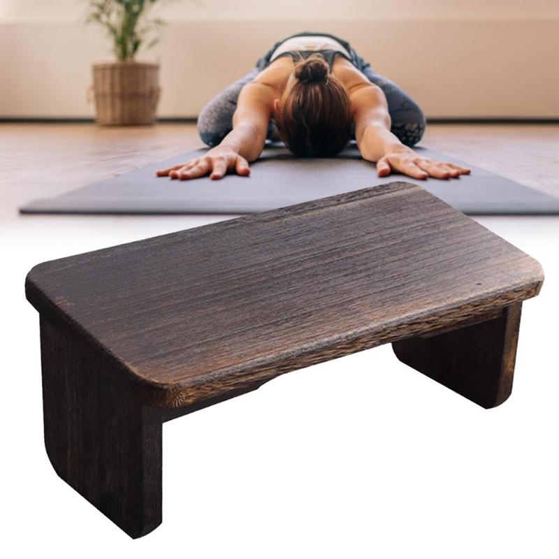 

Yoga Stool Wooden Bench Healthy Upright Posture Forming Bench Suitable For Ceremonies Yoga Meditation Indoor Activities, Red