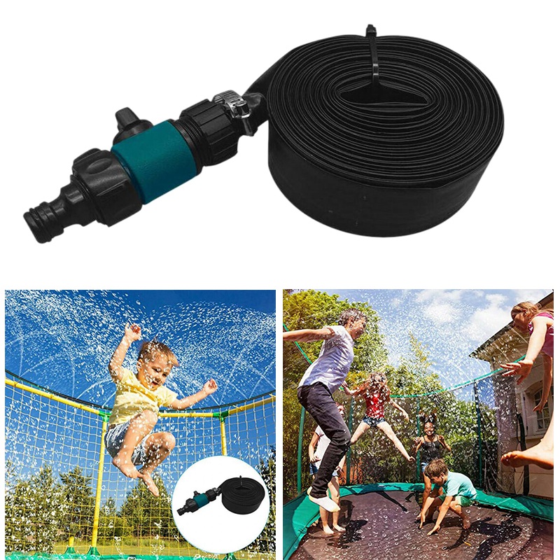 

Children's Trampoline Sprinkler Safe Cooling Pipe Toy for Yard Park, 8m