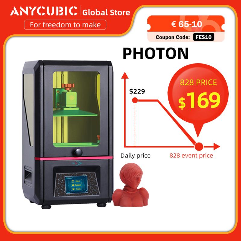 

ANYCUBIC PHOTON 3D Printer 2.8 Touch 2K Screen Resin SLA/LCD UV Light Cure Slicer imprimante 3d impresora stampante Drucker