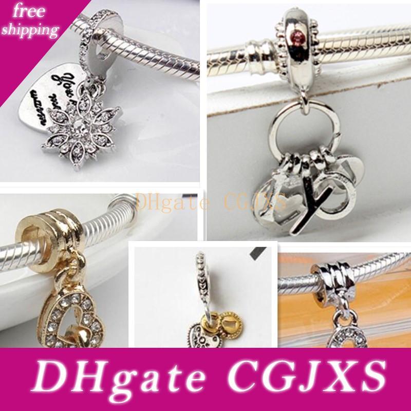 Wholesale Fashion 925 Sterling Argent Massif Bijoux Romain Charms Bracelet H181