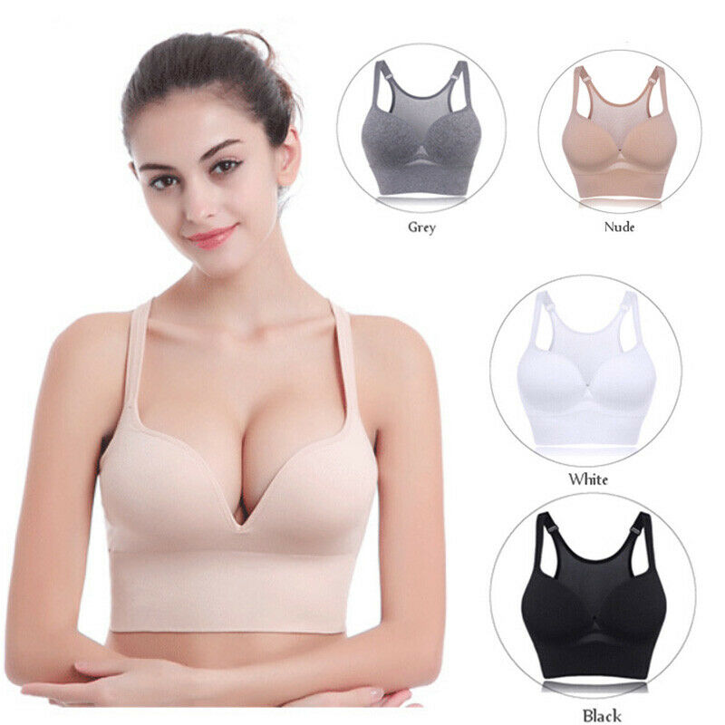 

Summer Women Soft Yoga Bras Underwear Breathable Sports Fitness Running Gym Active Stretch Workout X-back Top, Black