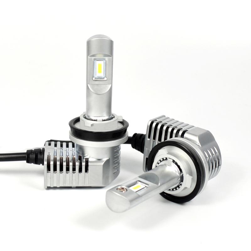 

2PCS Super MINI SIZE H8 H9 H11 CSP CHIP P20 LED Headlight H4 H7 9005 9006 9012 3/4 Hir2 D1S/D2S/D3S/D4 Bulb 50W 5200LM 6K